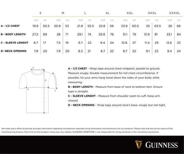 Guinness Distressed Label T-Shirt