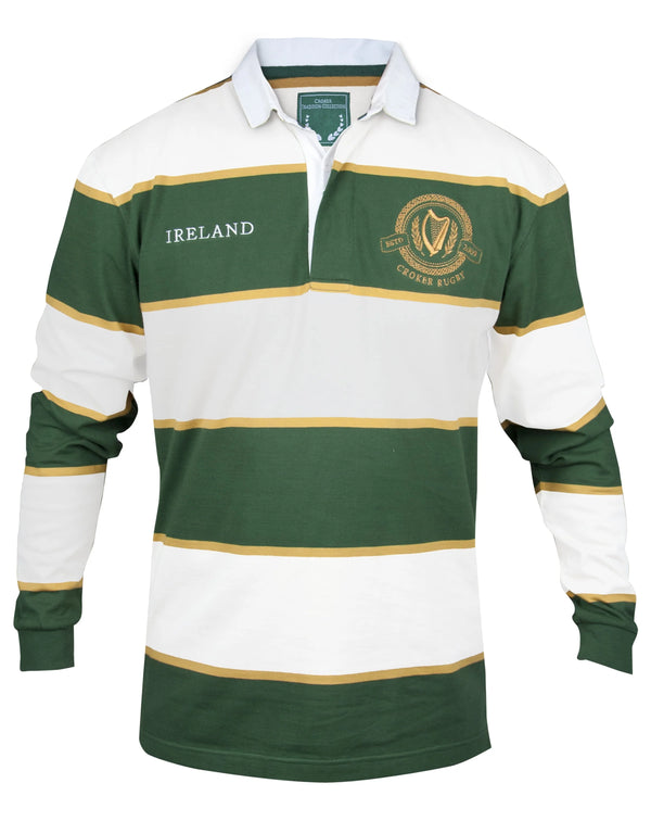 Ireland Green & White Stripe Rugby Shirt