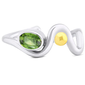 Heartbeat Ring - Peridot