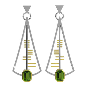 Adeline Earrings - Peridot