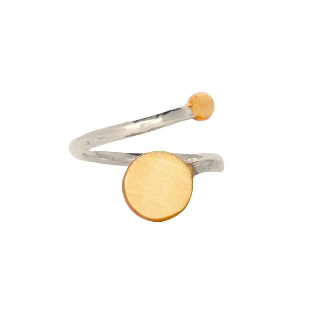 Archeol Ring - Sterling Silver & Gold Vermeil