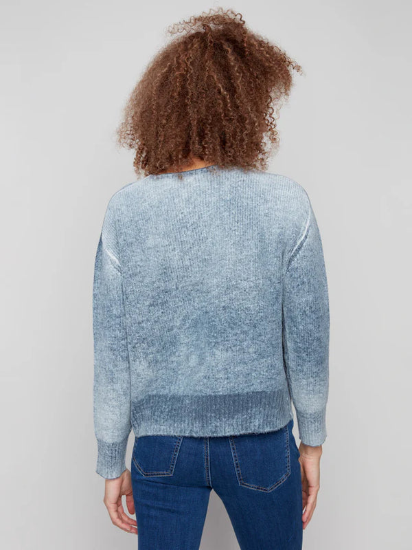 Fancy Stitch Crew Neck Sweater