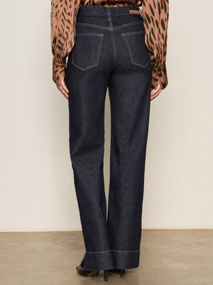 Ekara Slim Wide Leg Jeans