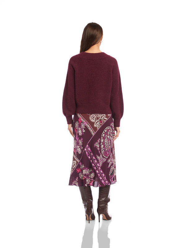 Heather V Neck Sweater