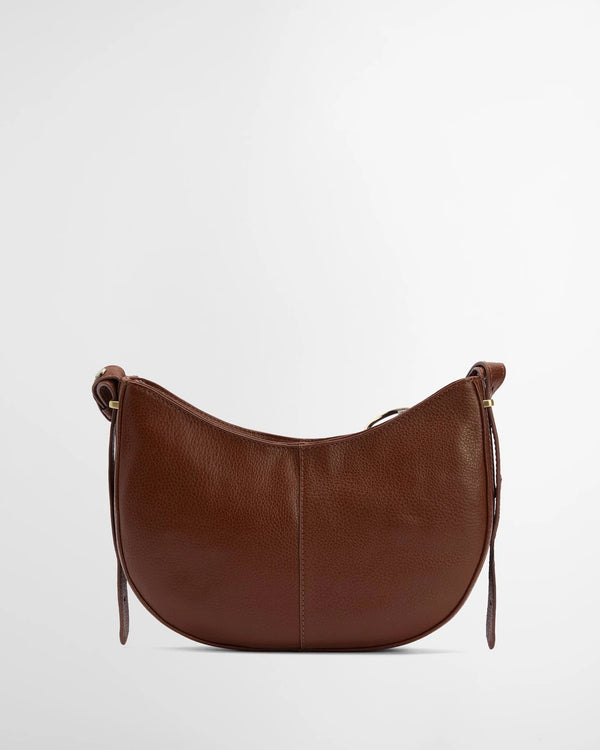 Barbour Sorrel Leather Sling Bag - Brown