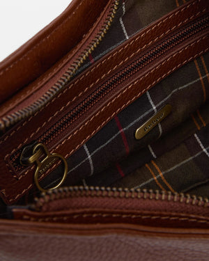 Barbour Sorrel Leather Sling Bag - Brown