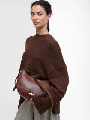 Barbour Sorrel Leather Sling Bag - Brown