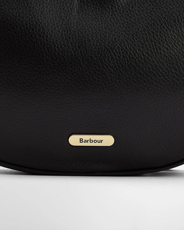 Barbour Sorrel Leather Sling Bag - Black