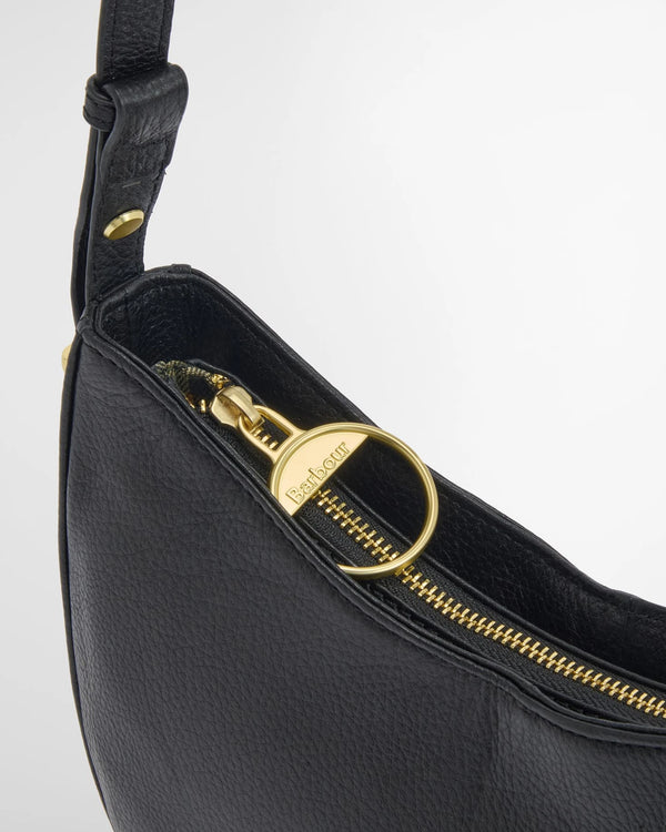 Barbour Sorrel Leather Sling Bag - Black