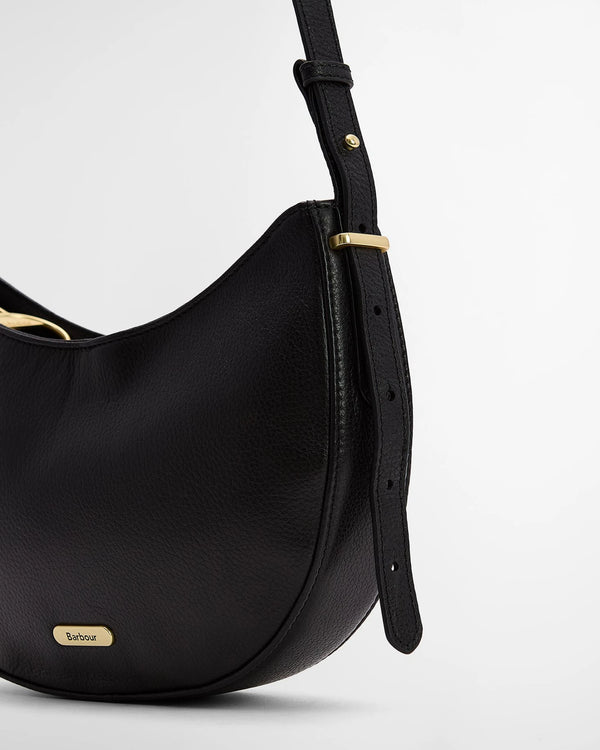 Barbour Sorrel Leather Sling Bag - Black