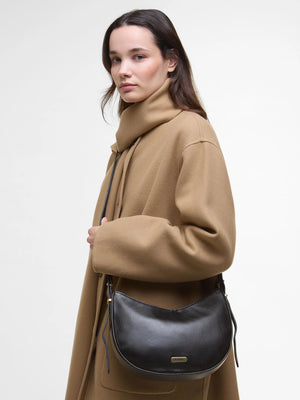 Barbour Sorrel Leather Sling Bag - Black