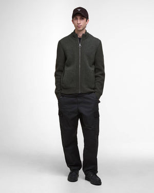 Barbour Milburn Zip Through Knitted Jumper