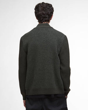 Barbour Milburn Zip Through Knitted Jumper