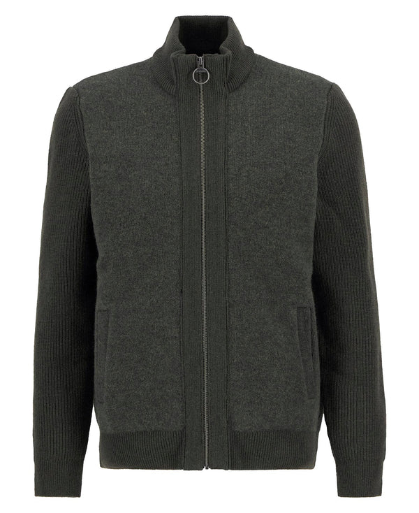 Barbour Milburn Zip Through Knitted Jumper