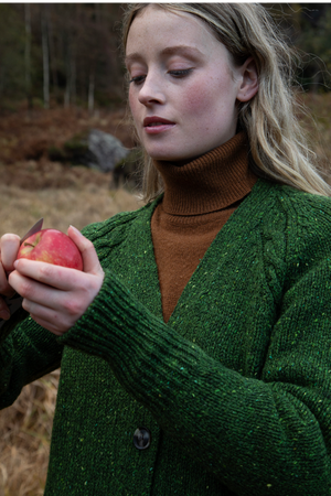 Raglan Cable Detail Cardiagan