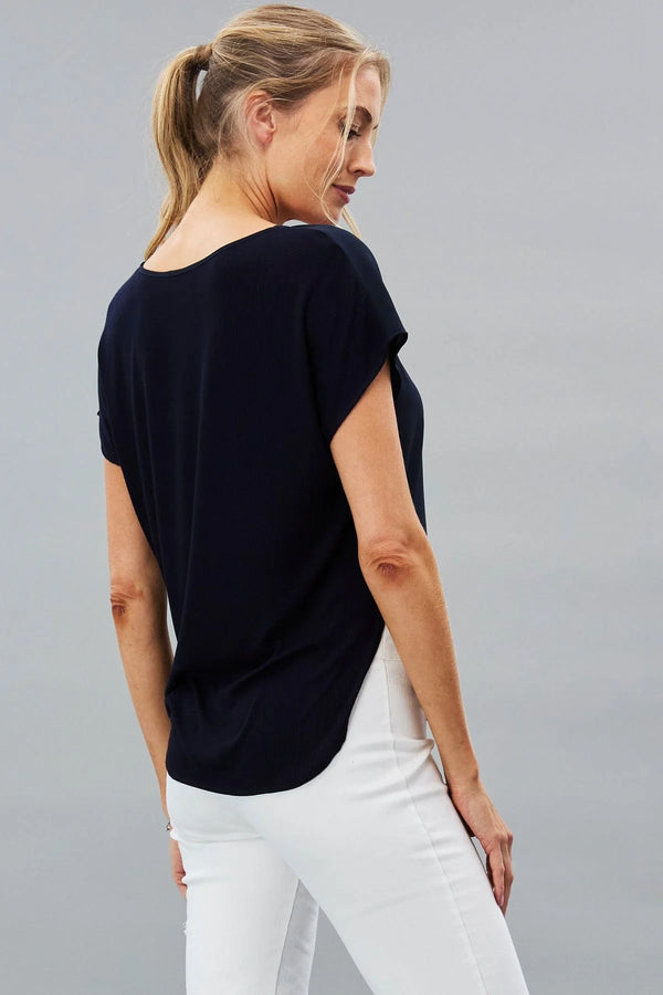 V-Neck Drop Shoulder - Nightwatch
