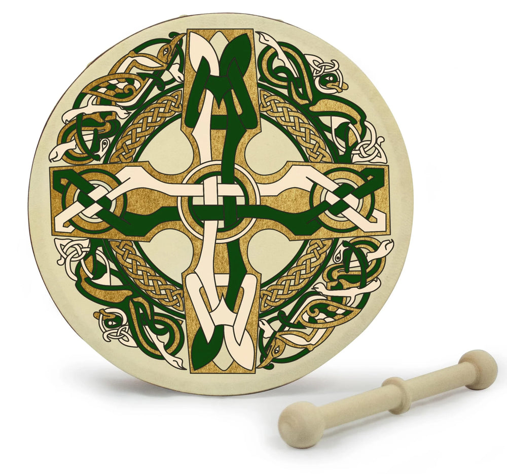 8" Bodhran - Celtic Cross