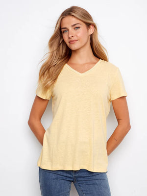 Linen T-Shirt - Sunshine