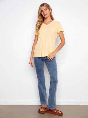 Linen T-Shirt - Sunshine