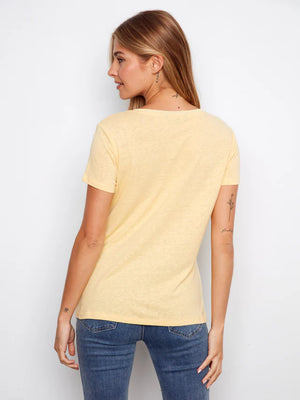 Linen T-Shirt - Sunshine