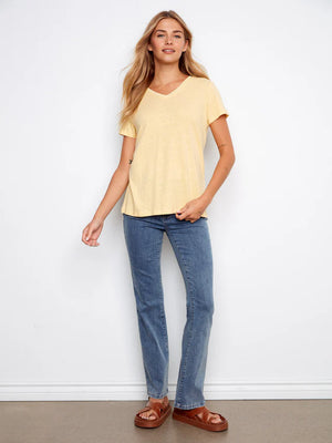 Linen T-Shirt - Sunshine