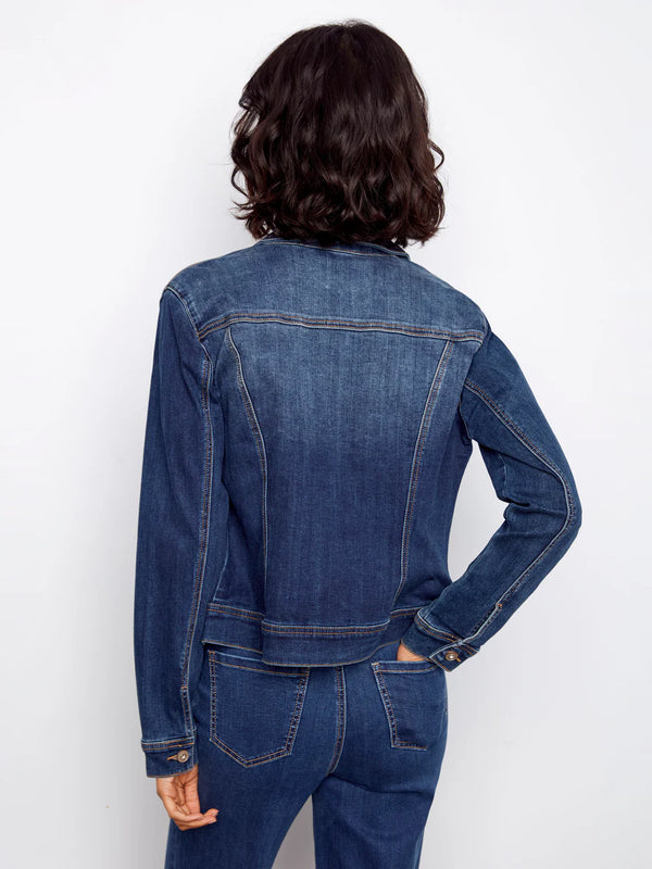 Stretch Denim Jacket - Indigo