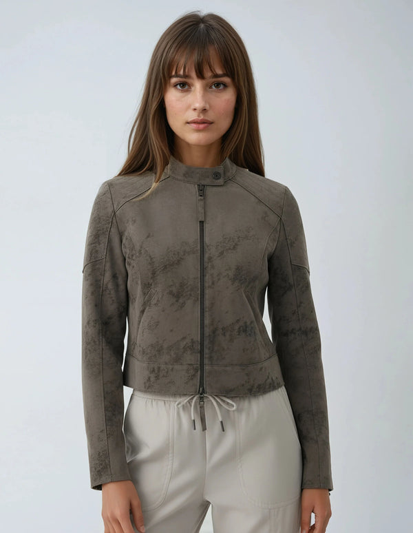 Bowery Faux Suede Jacket