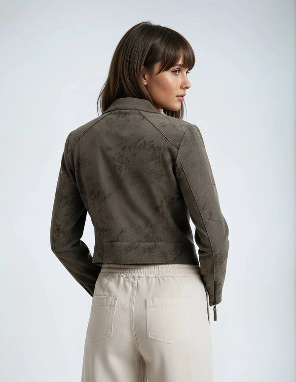 Bowery Faux Suede Jacket