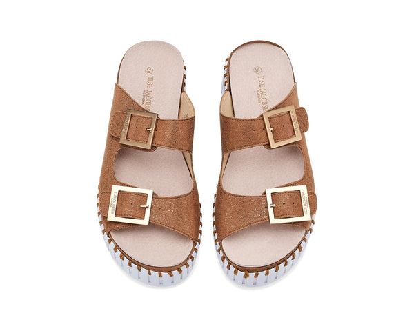 Tulip Platform Sandal - Nougat
