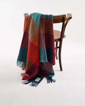 Mohair Tweed Throw - Harriet