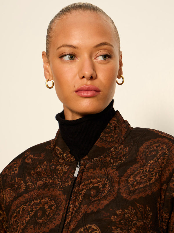 Empress Quilted Bomber Jacket