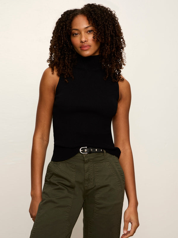 Nova Mock Neck Sweater Shell