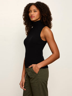 Nova Mock Neck Sweater Shell