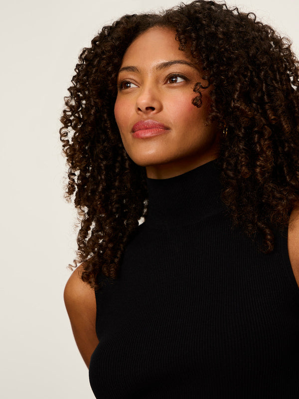 Nova Mock Neck Sweater Shell