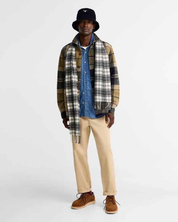 Barbour Woodlane Brushed Check Overshirt - Birchwood Dress Tartan