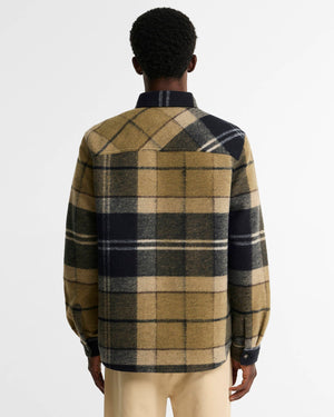 Barbour Woodlane Brushed Check Overshirt - Birchwood Dress Tartan