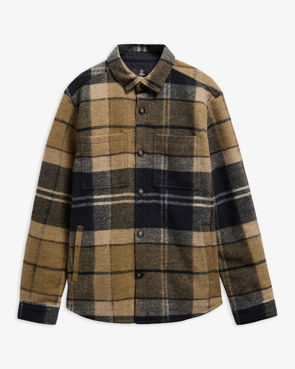 Barbour Woodlane Brushed Check Overshirt - Birchwood Dress Tartan