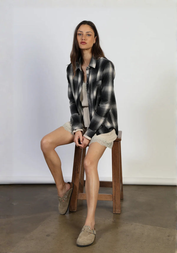 Carter Button Up Plaid Shirt