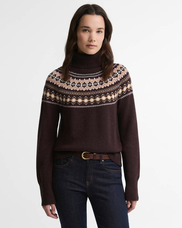 Barbour Darwen Fair Isle Rollneck Jumper