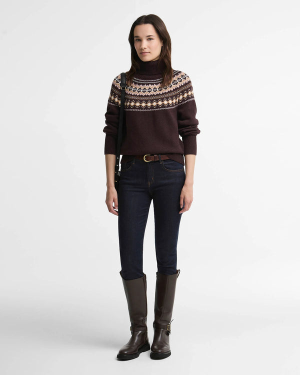 Barbour Darwen Fair Isle Rollneck Jumper