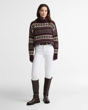 Barbour Helen Fairisle Turtle Neck Sweater