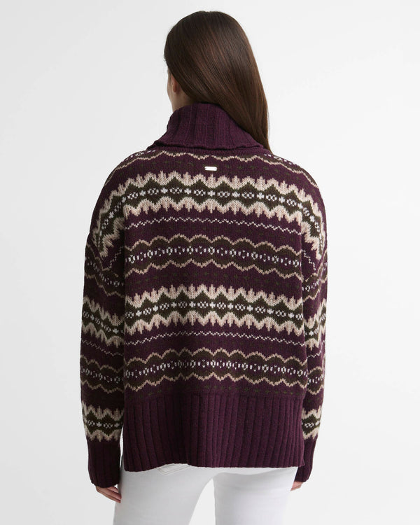 Barbour Helen Fairisle Turtle Neck Sweater