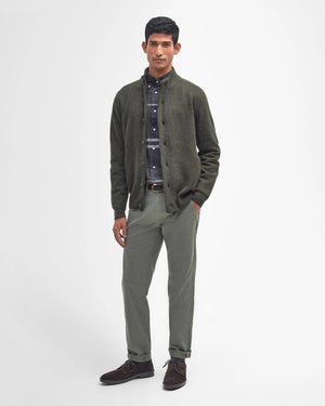 Barbour Essential Patch Zip Through Knitted Jumper