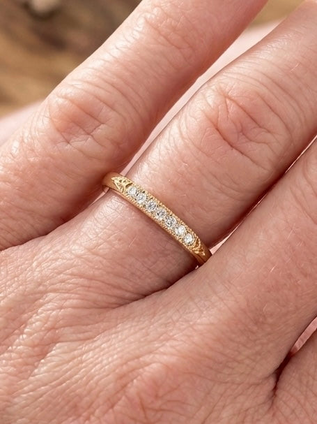 14K Trinity Knot Diamond Ring