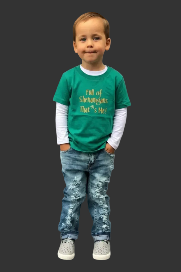 Full of Shenanigans Kids Shirt