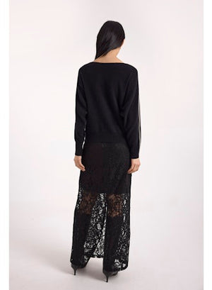 Gem Star Crew Neck Cashmere Pullover