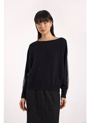 Gem Star Crew Neck Cashmere Pullover