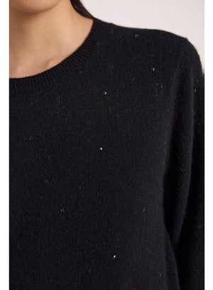Gem Star Crew Neck Cashmere Pullover