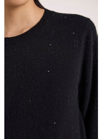 Gem Star Crew Neck Cashmere Pullover