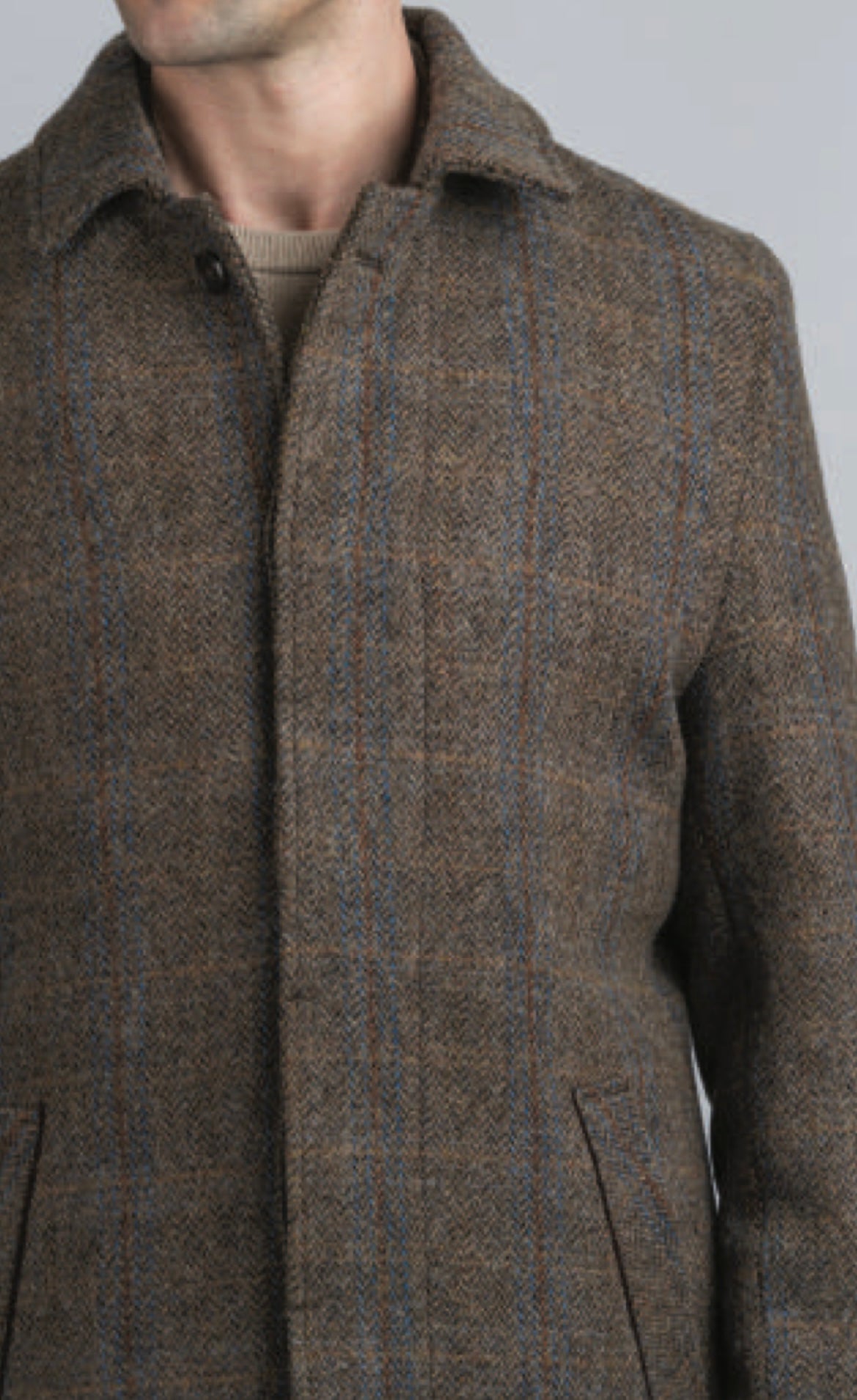 Men's Hunting Style Tweed City Coat